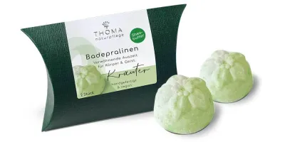 Die Kräuter- Badepralinen mit Bi...