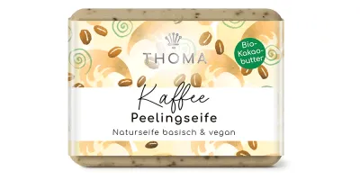 Kaffeeseife mit Kakaobutter- vegan