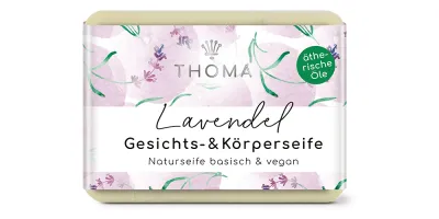 Lavendelseife mit Ringelblumenöl- vegan Lavendelseife mit Ringelblumenöl- vegan