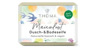 Maienlust- Sheabutterseife mit Aloe vera- vegan