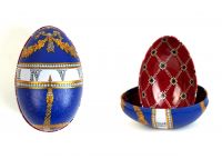 Metalldose im Fabergé- Stil- Phantasie