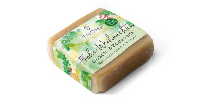 Naturseife mit Sheabutter "Frohe Weihnachten"